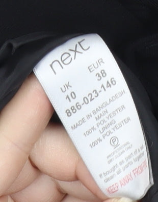Next Women’s Black Blazer UK 10 Tailored Single Breasted