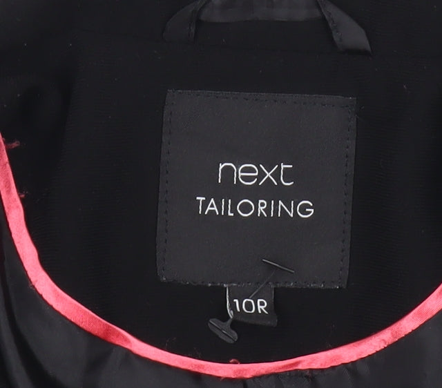 Next Women’s Black Blazer UK 10 Tailored Single Breasted