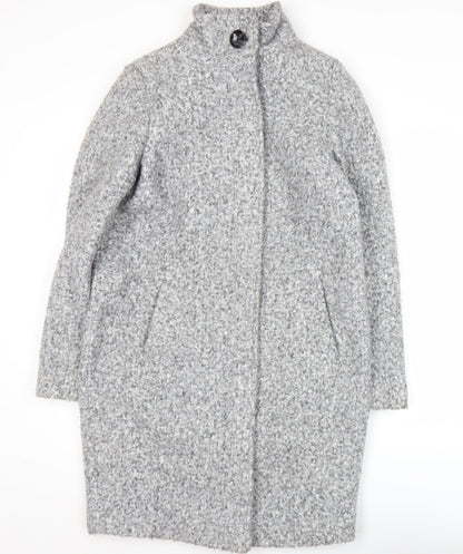Principles Women’s Grey Size 8 Mid-Length Overcoat