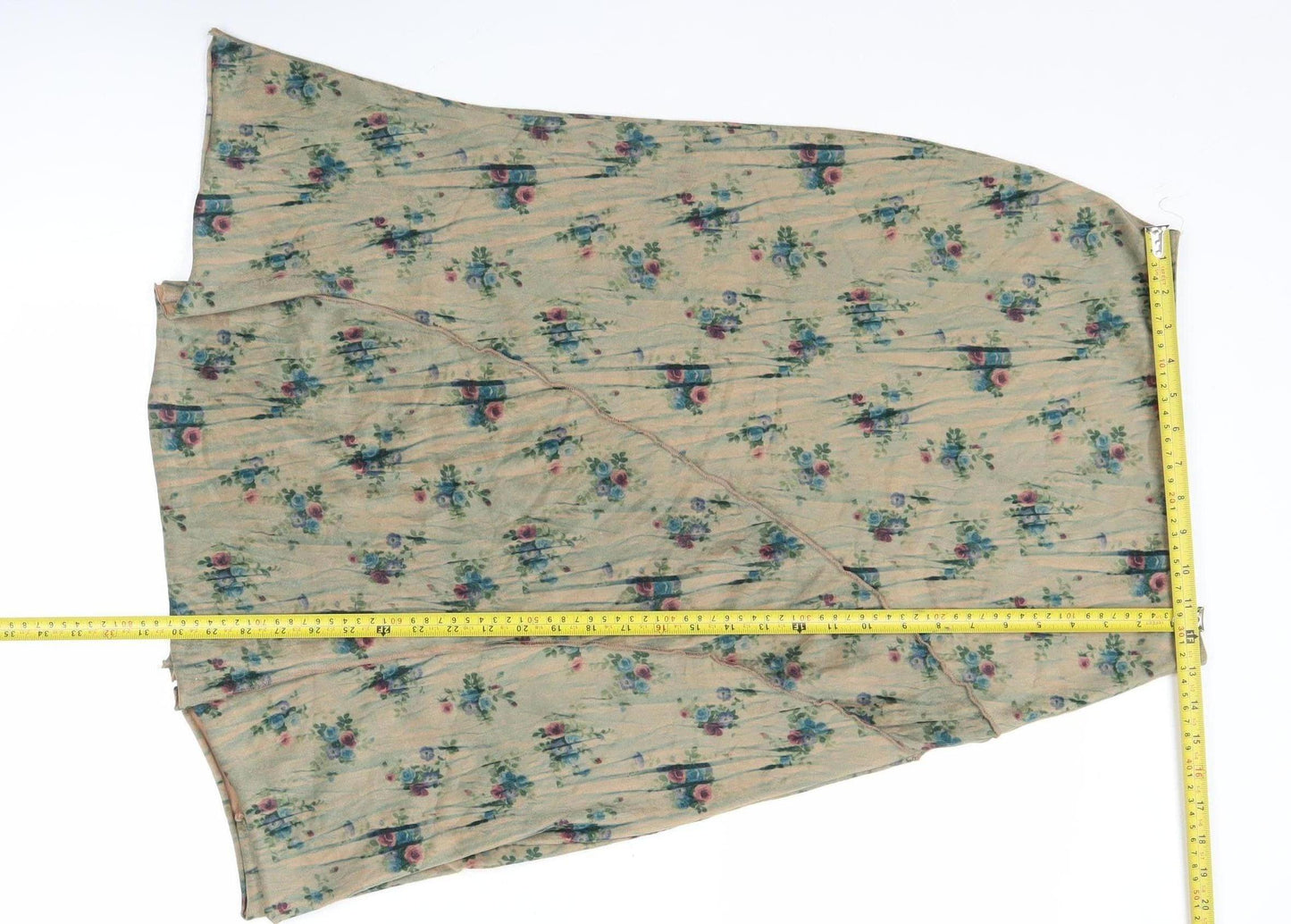 Marks and Spencer Women’s Beige Floral Wrap Midi Skirt Size 8