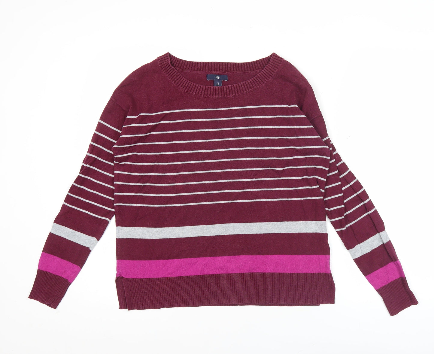 Gap Women’s Multicoloured Striped Cotton Jumper Size S