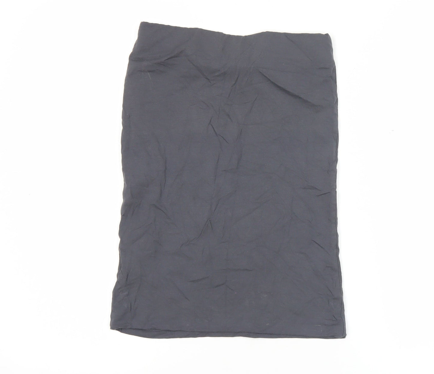 Oasis Women’s Grey Pencil Skirt Size S Stretch Viscose Work Casual