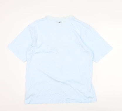 Reebok Men’s Blue Short Sleeve Sports T-Shirt Size L