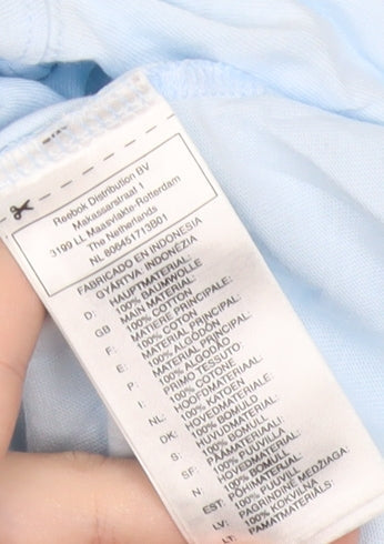 Reebok Men’s Blue Short Sleeve Sports T-Shirt Size L