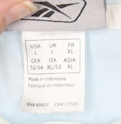 Reebok Men’s Blue Short Sleeve Sports T-Shirt Size L