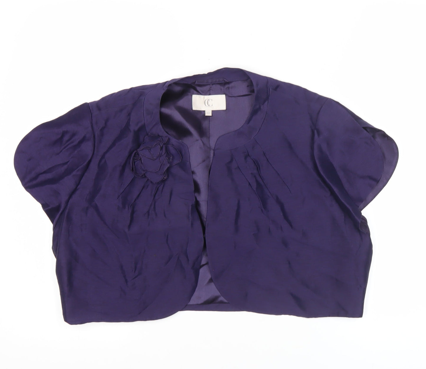 Womens UK Size 18 CC Purple Basic Jacket