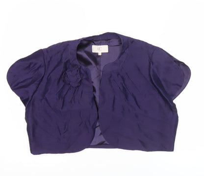 Womens UK Size 18 CC Purple Basic Jacket