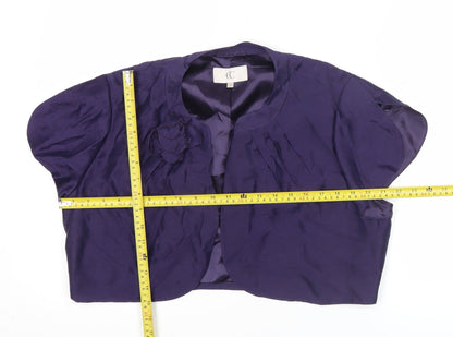 Womens UK Size 18 CC Purple Basic Jacket
