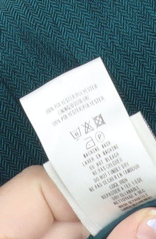 Eastex Womens Green Size 14 Pencil Skirt Lined Workwear Polyester