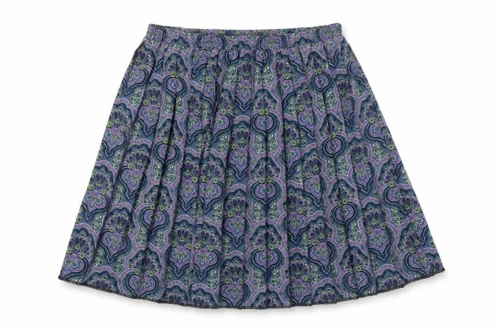 Womens UK Size 10 Leslie Fay Pleated Chiffon Skirt