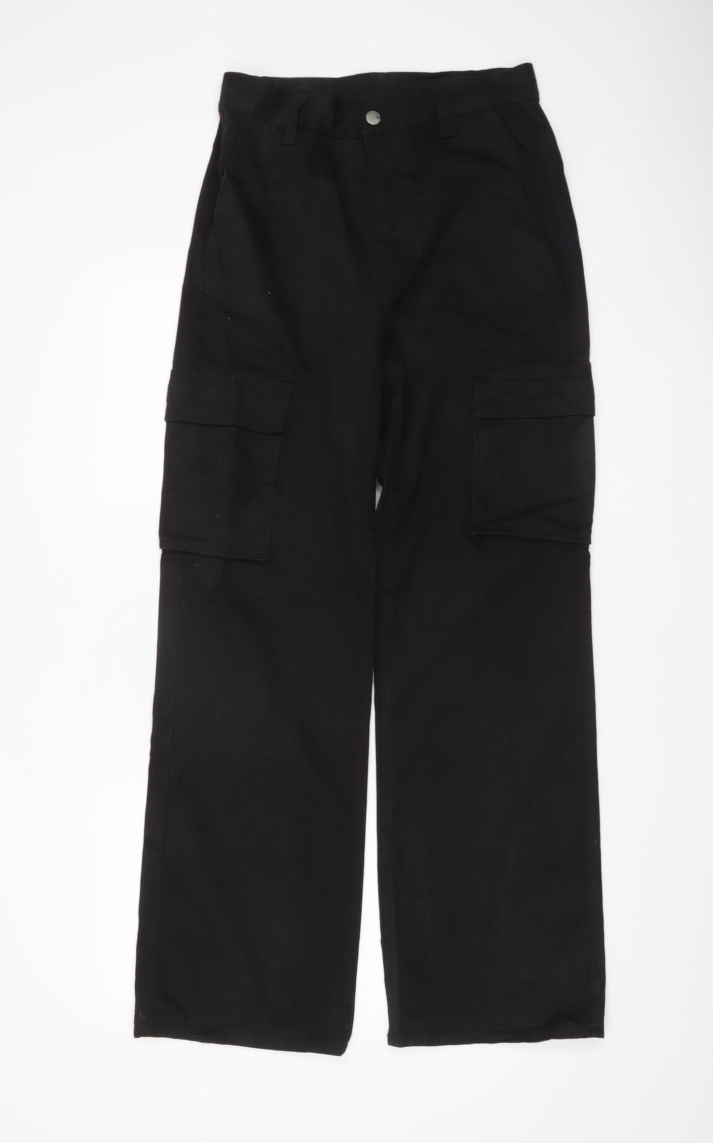 Dr Denim Men’s Black Cargo Trousers 28W 32L Cotton Utility