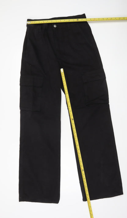 Dr Denim Men’s Black Cargo Trousers 28W 32L Cotton Utility