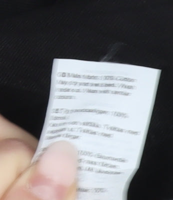 Dr Denim Men’s Black Cargo Trousers 28W 32L Cotton Utility