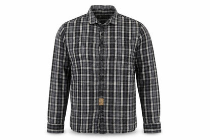 Label Lab Men’s Black Plaid Cotton Long Sleeve Button-Up Shirt M