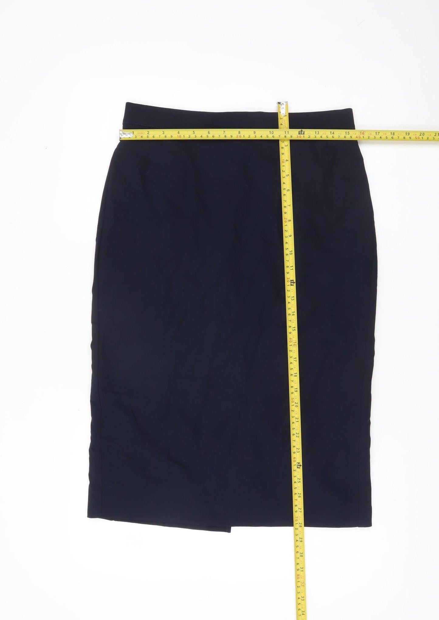 Marks and Spencer Women’s Dark Navy Pencil Skirt UK 12