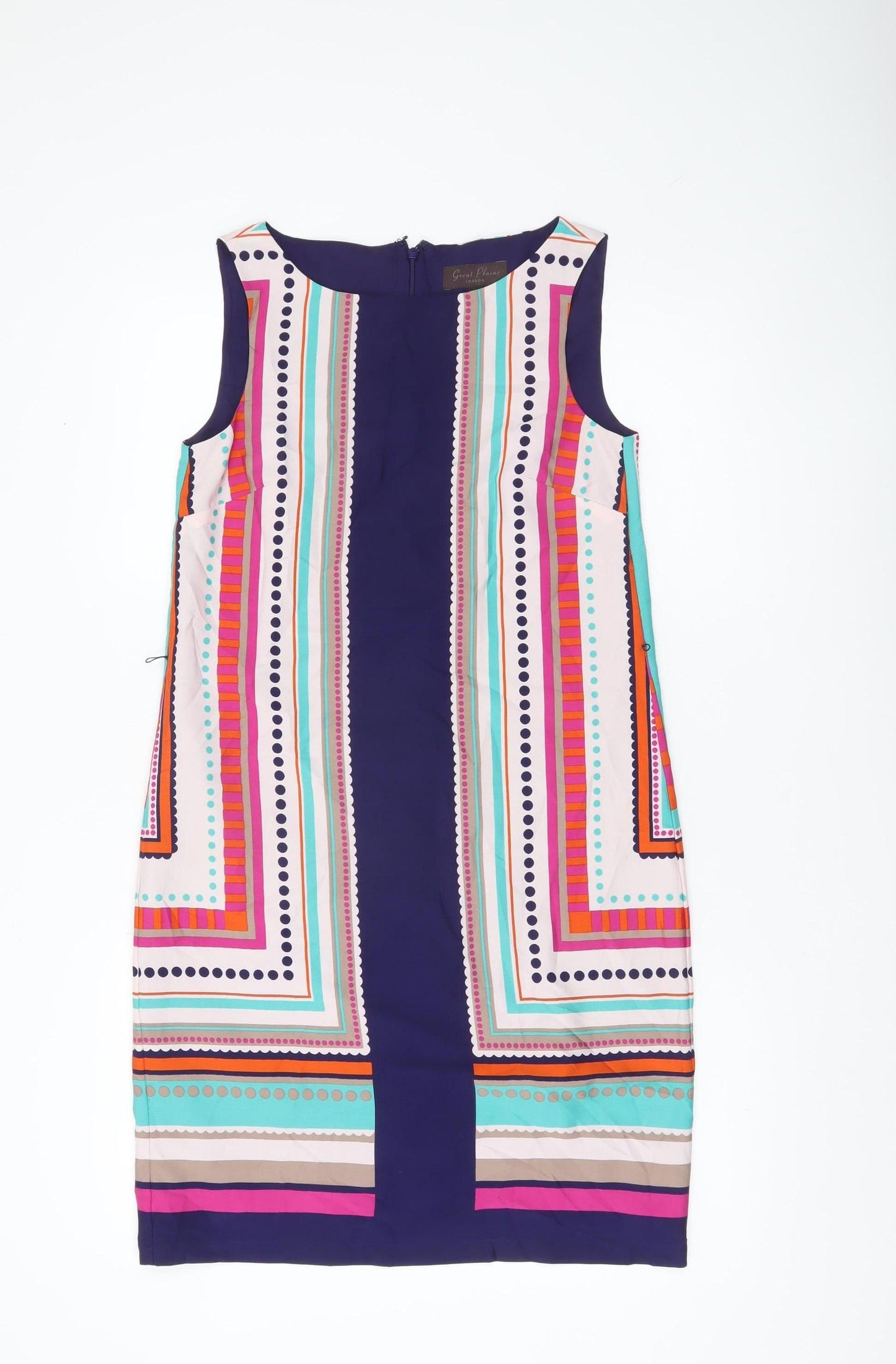 Great Plains Womens Multicoloured XS Sheath Knee Length Dress