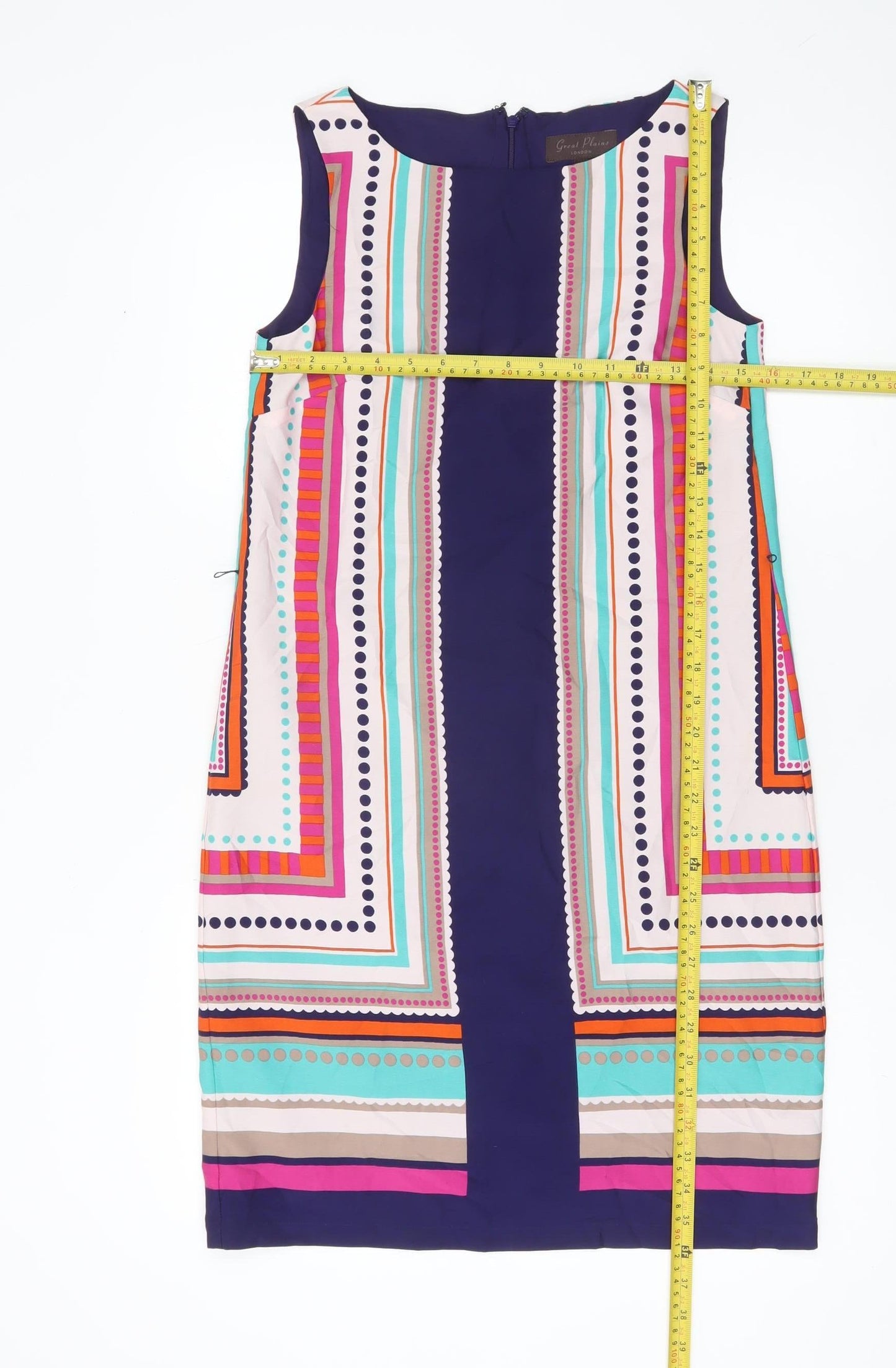 Great Plains Womens Multicoloured XS Sheath Knee Length Dress