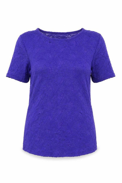 Womens UK Size 10 Dorothy Perkins Purple Basic T-Shirt