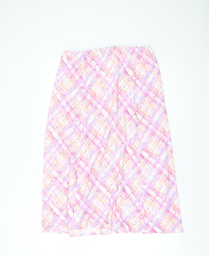 Cotswold Collections Womens Multicoloured Plaid A-Line Skirt M