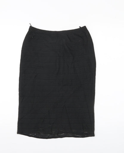 New Look Women’s Black Midi Straight Pencil Skirt Size 10 Party