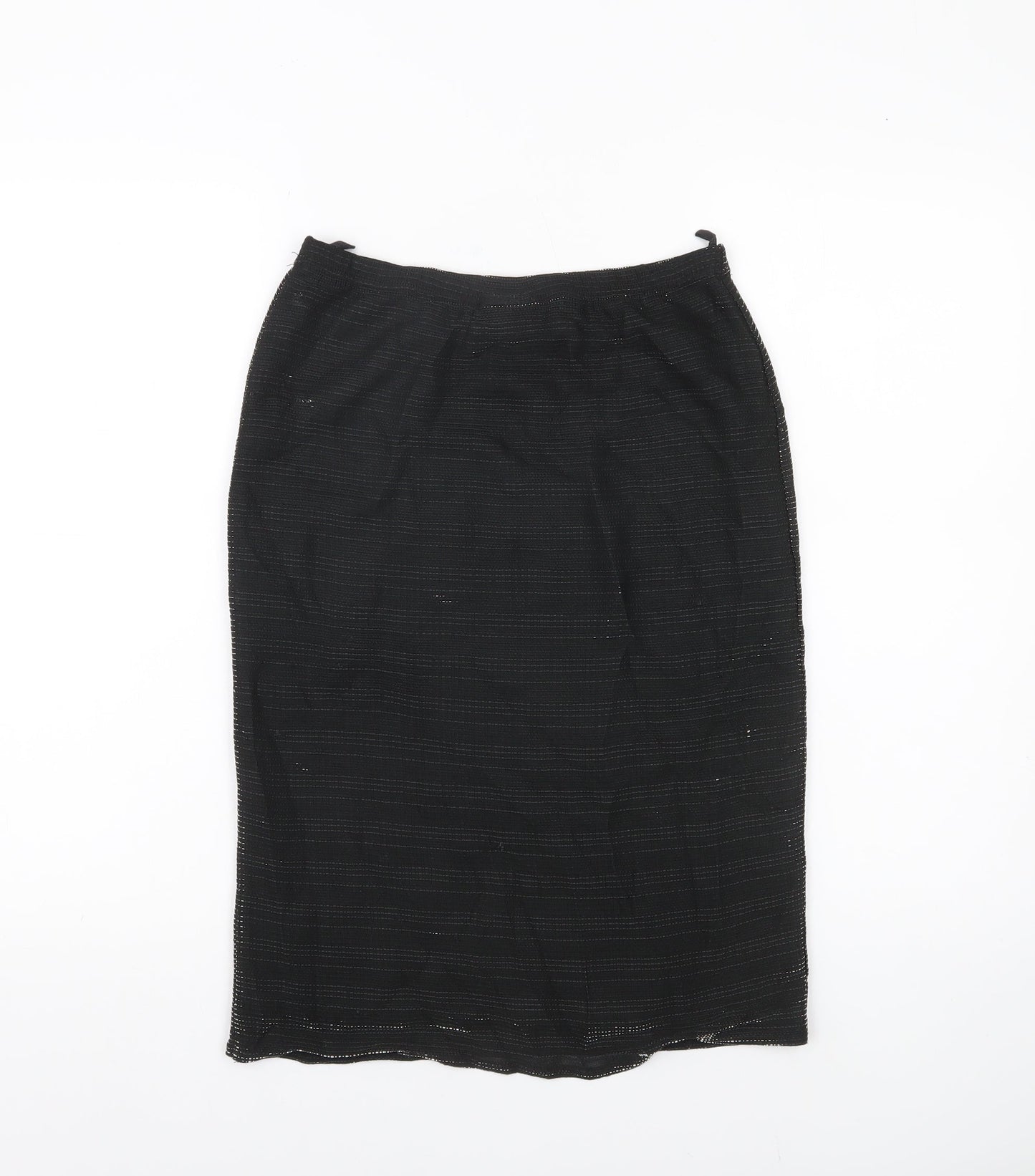 New Look Women’s Black Midi Straight Pencil Skirt Size 10 Party