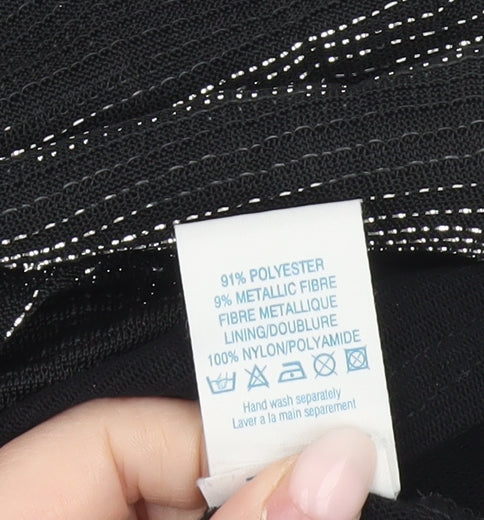 New Look Women’s Black Midi Straight Pencil Skirt Size 10 Party