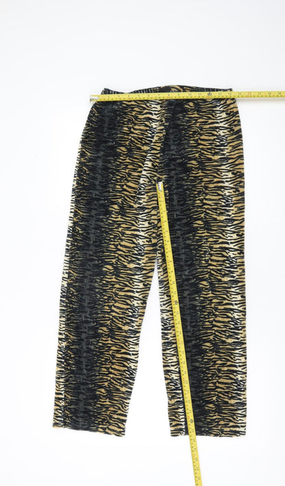 Giani Feroti Women’s Multicoloured Animal Print Slim Leggings S