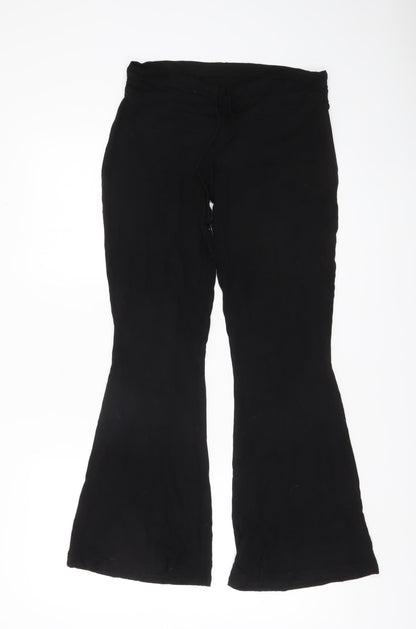 Womens UK Size 10 ASOS Regular Fit CasualTravel Black Trousers
