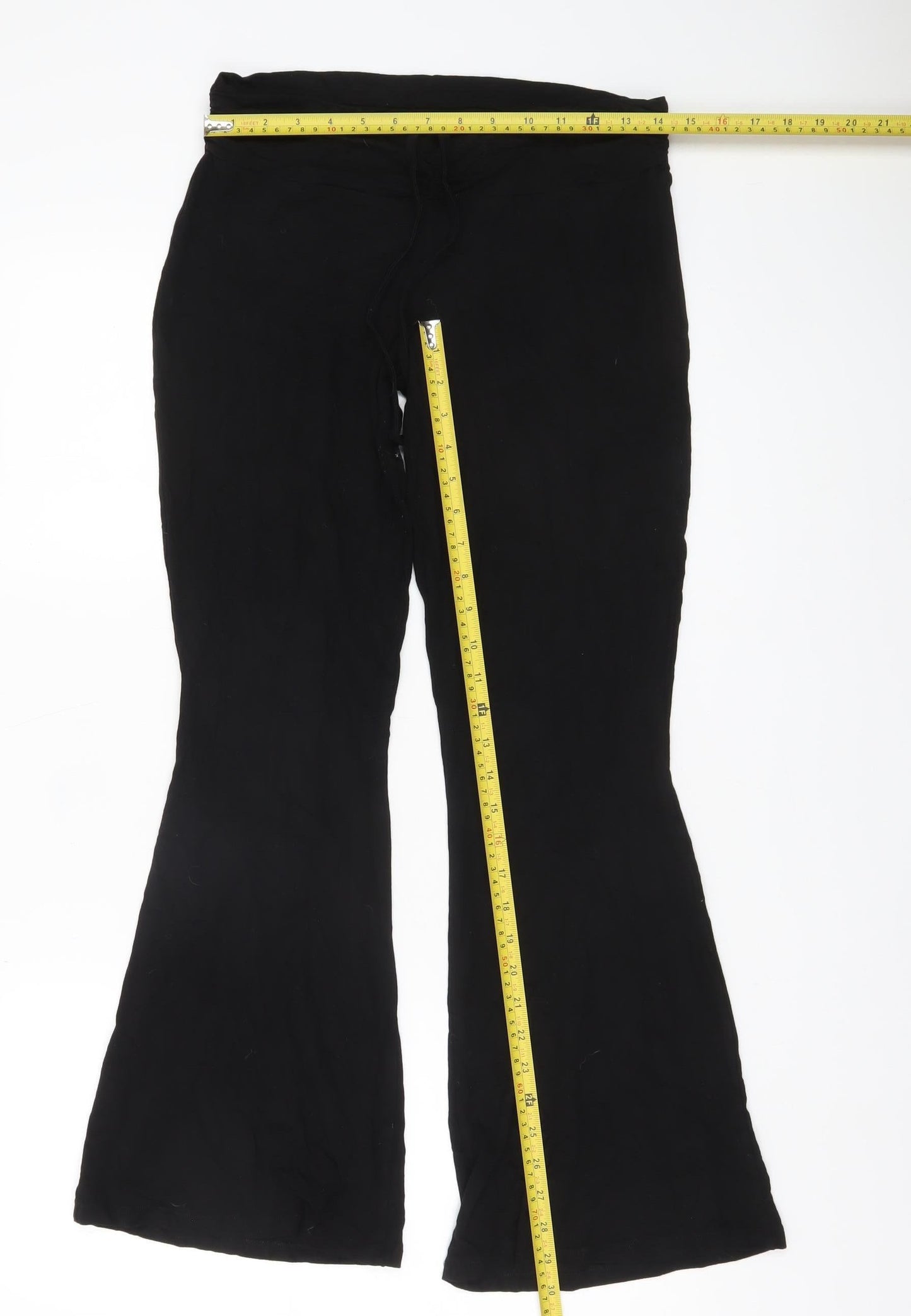Womens UK Size 10 ASOS Regular Fit CasualTravel Black Trousers
