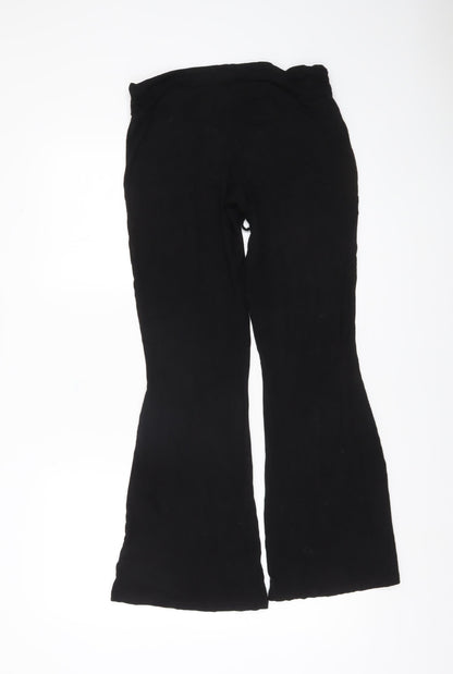 Womens UK Size 10 ASOS Regular Fit CasualTravel Black Trousers