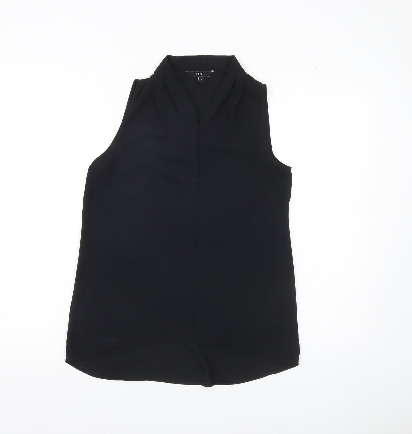 Womens UK Size 6 NEXT Black Basic Blouse