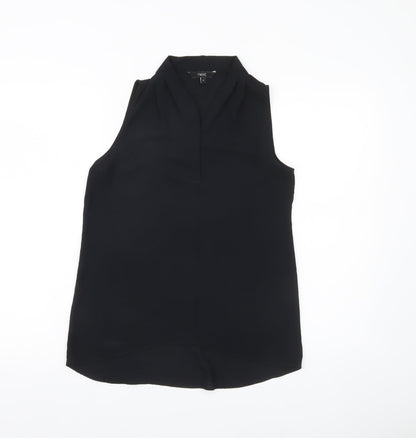 Womens UK Size 6 NEXT Black Basic Blouse