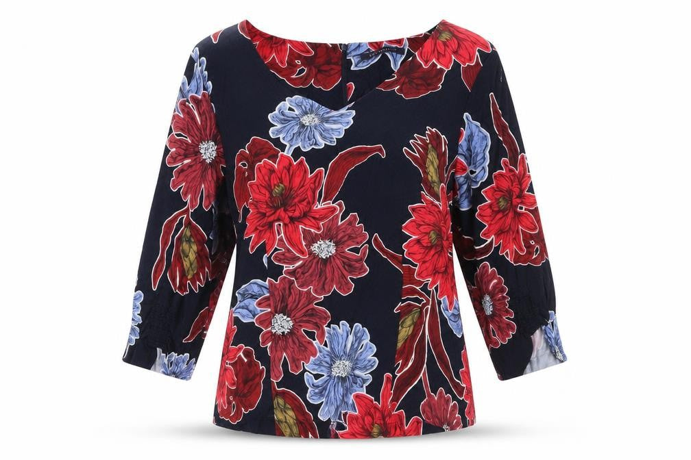 Womens UK Size 12 Marks and Spencer Multicoloured Tunic Blouse