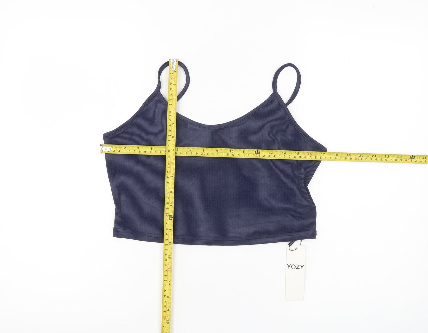 YOZY Women’s Blue Size 16 Camisole Tank Top Spaghetti Strap