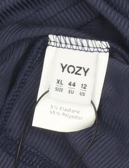 YOZY Women’s Blue Size 16 Camisole Tank Top Spaghetti Strap