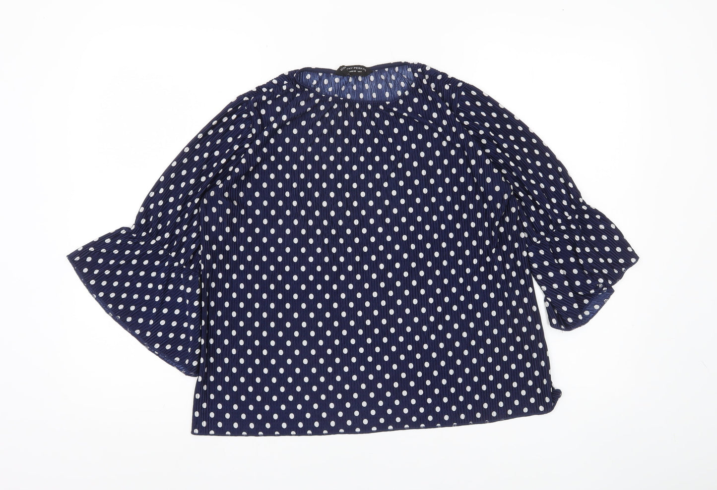 Womens UK Size 8 Dorothy Perkins Blue Tunic Blouse
