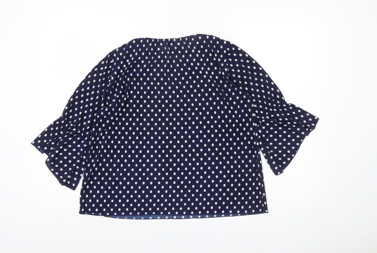 Womens UK Size 8 Dorothy Perkins Blue Tunic Blouse