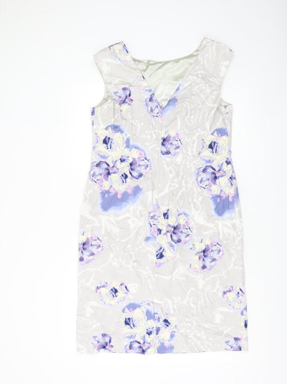 Together Women’s Multicoloured Floral Sheath Dress Size 14