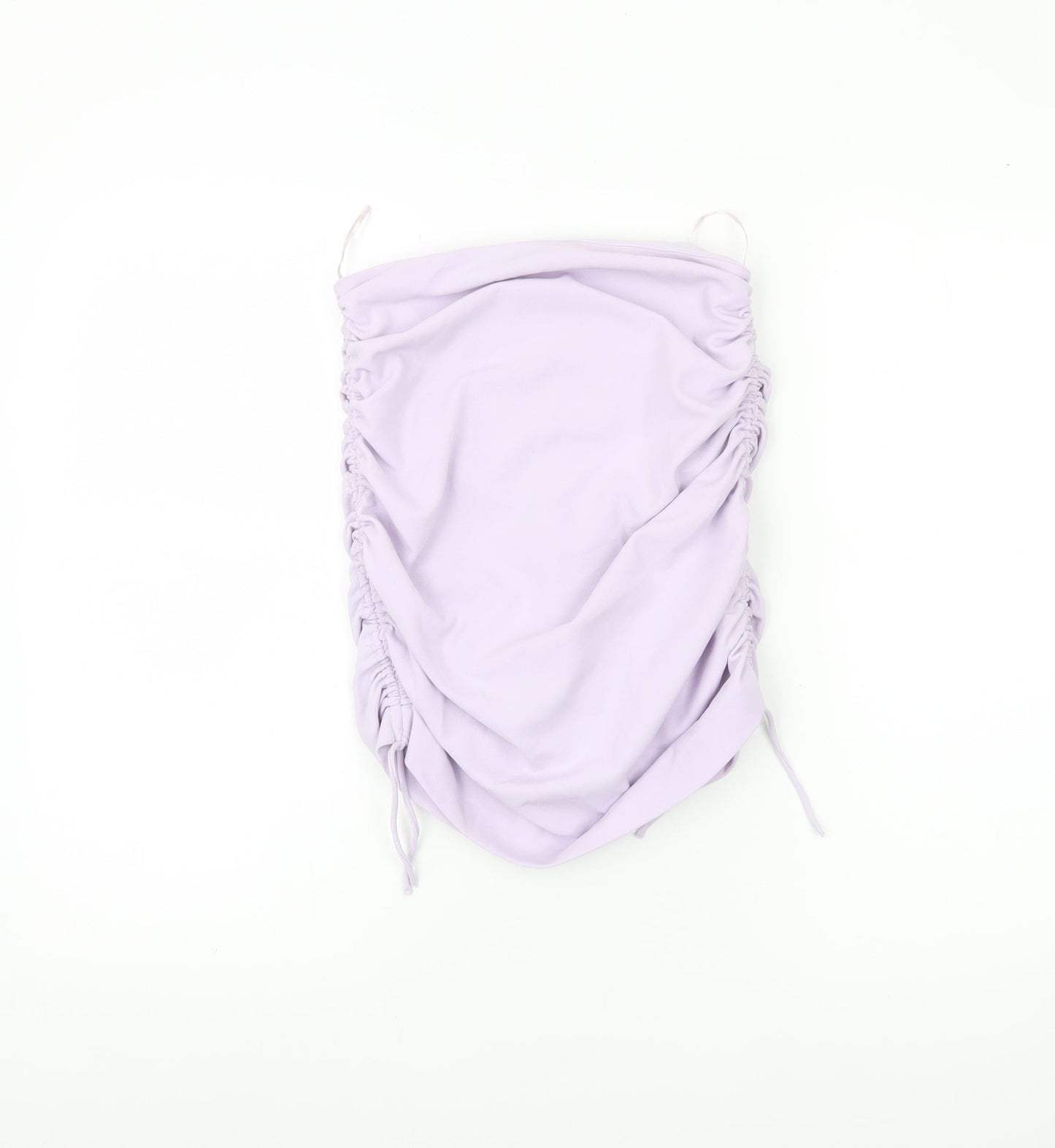 Zara Women Purple Strapless Camisole Tank Top Size S Polyester