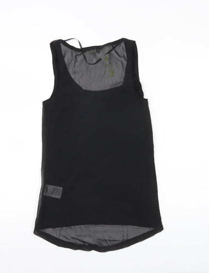 Womens UK Size 2XS adidas Black Basic Tank