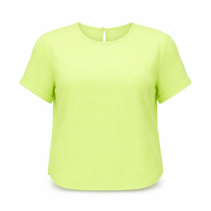 Womens UK Size 16 Dorothy Perkins Yellow Basic T-Shirt