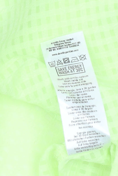 Womens UK Size 16 Dorothy Perkins Yellow Basic T-Shirt