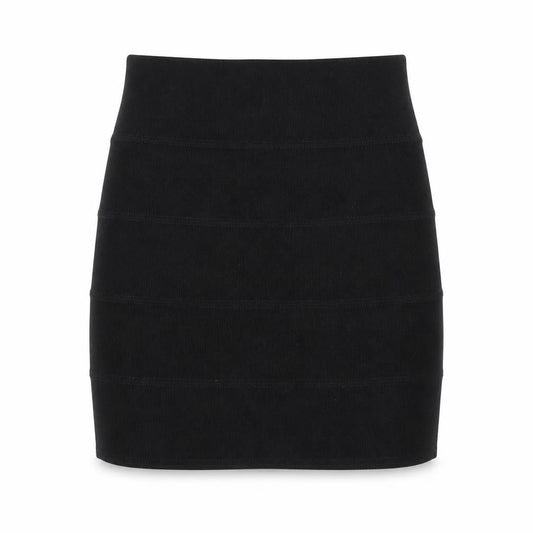 Karlo Ruicci Womens Black Size 8 Bandage Short Skirt