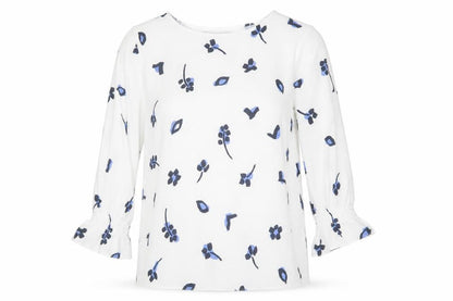 Womens UK Size 12 French Connection White Tunic Blouse