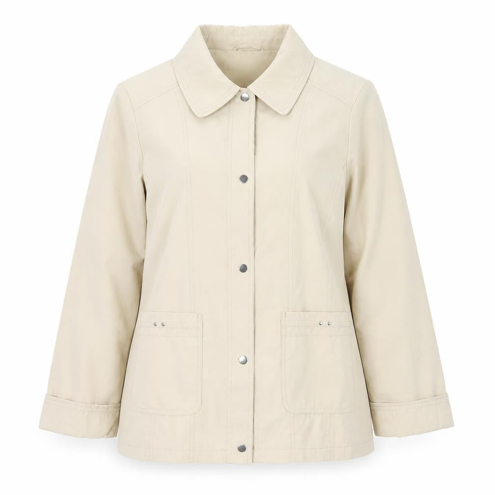 Womens UK Size 12 EWM Beige Basic Jacket
