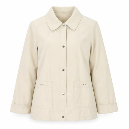 Womens UK Size 12 EWM Beige Basic Jacket