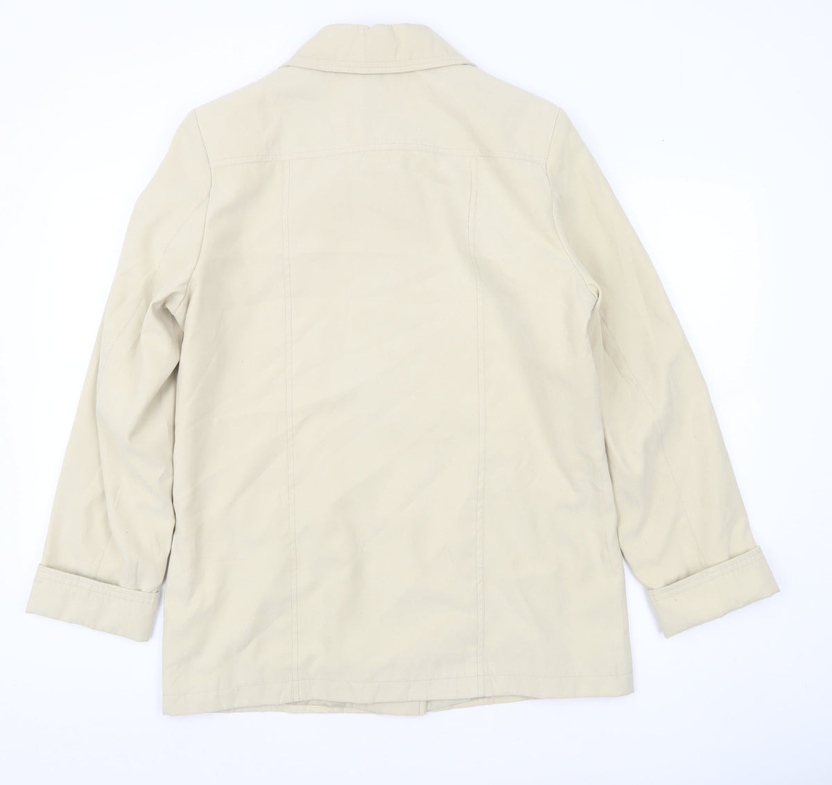 Womens UK Size 12 EWM Beige Basic Jacket