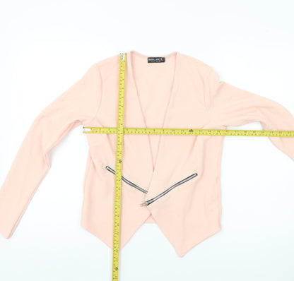 Womens UK Size 10 Select Pink Basic Jacket