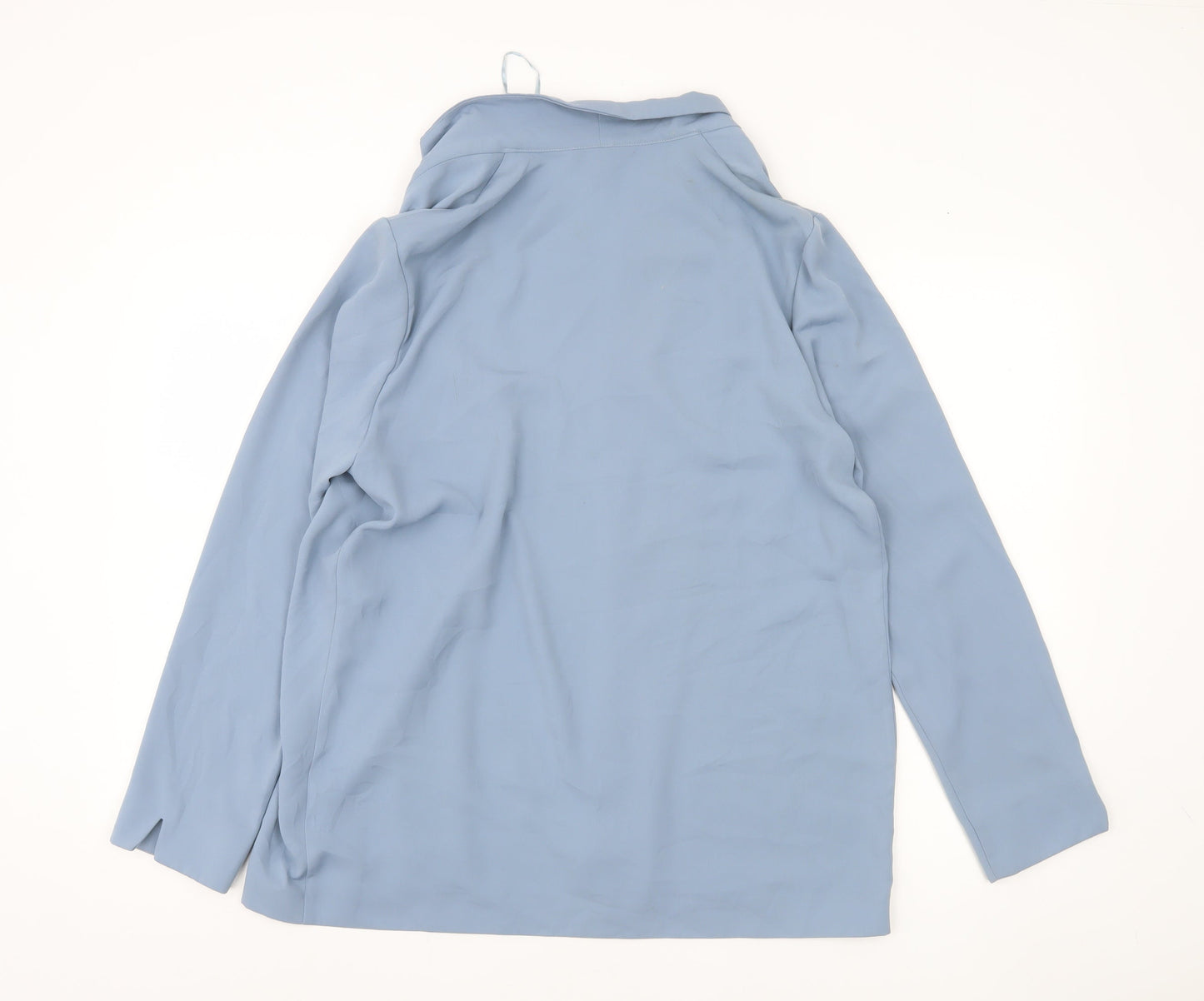 New Look Women’s Blue Size 12 Long Sleeve Blouse