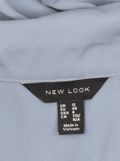 New Look Women’s Blue Size 12 Long Sleeve Blouse